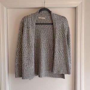 Rarely worn black and white cropped open cardigan
